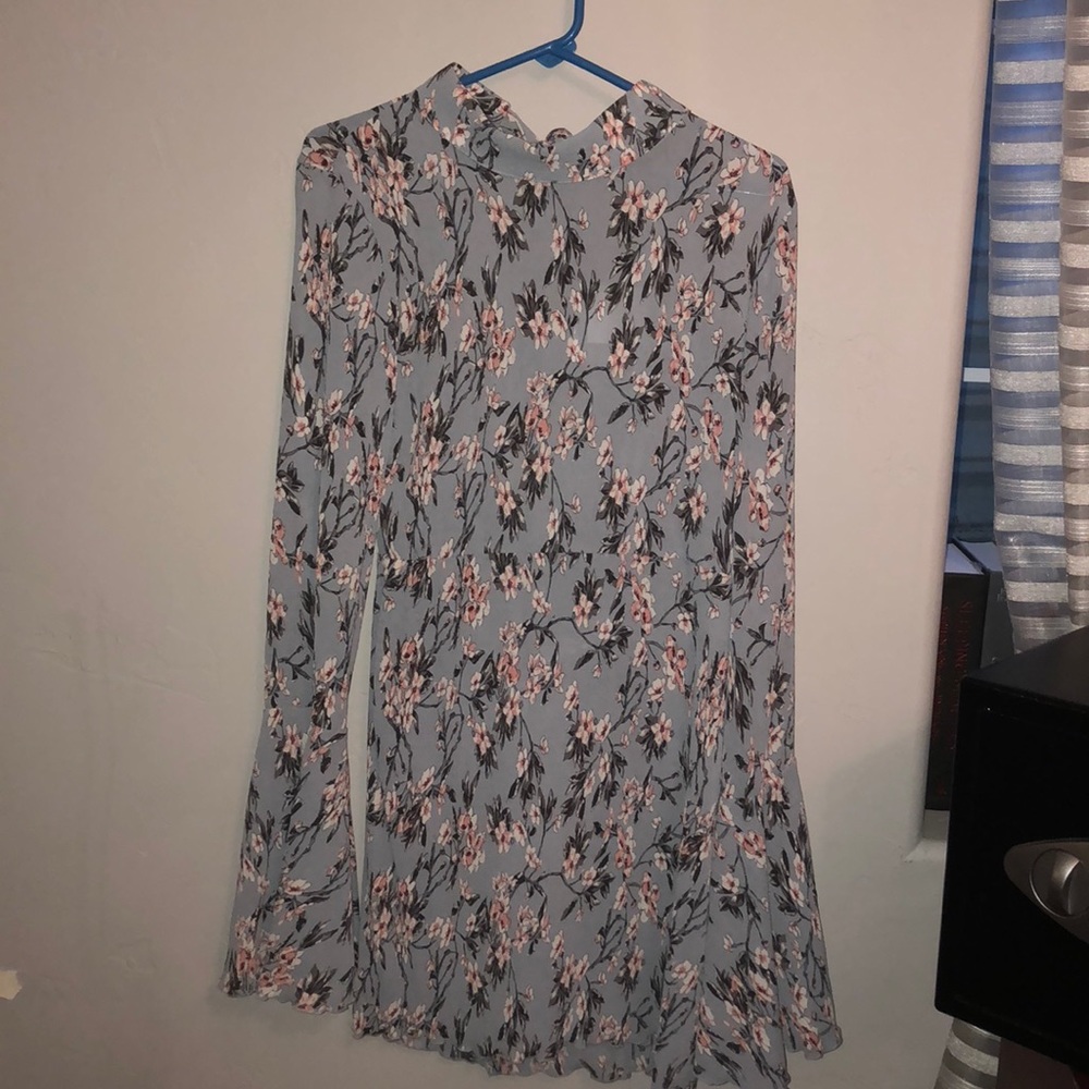 Misguided powder blue formal dress.